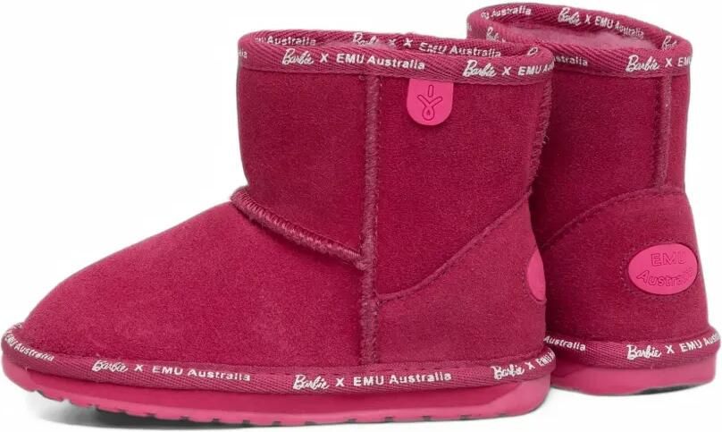 Emu Kids x Barbie Stinger Micro laarzen met logoband Roze - Foto 3