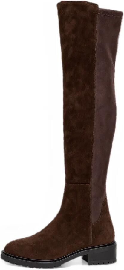 EN AVANT Jamie suede-finish over-the-knee boots Bruin