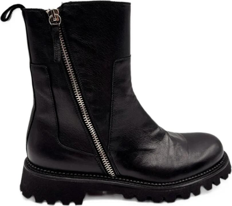 EN AVANT side-zip ankle boots Zwart