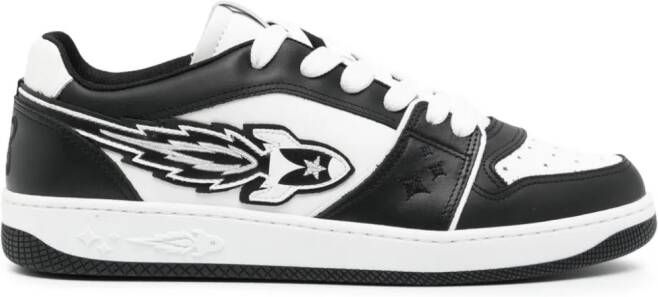 Enterprise Japan EJ Egg Rocket leren sneakers Zwart