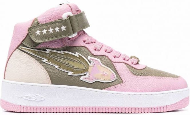 Enterprise Japan EJ Rocket mid-top sneakers Roze