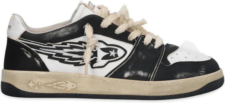 Enterprise Japan Egg Rocket low-top sneakers met grafische print Zwart