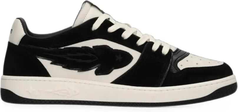 Enterprise Japan Egg Rocket sneakers met vlakken en patch-detail Zwart