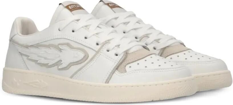 Enterprise Japan Egg Rockett sneakers met raketpatch en geperforeerde details Wit - Foto 5