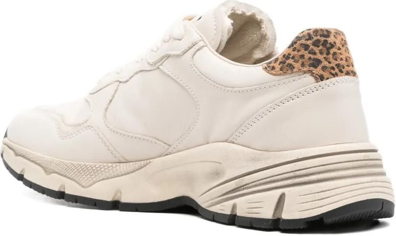 Enterprise Japan Sneakers met luipaard-detail Beige - Foto 2