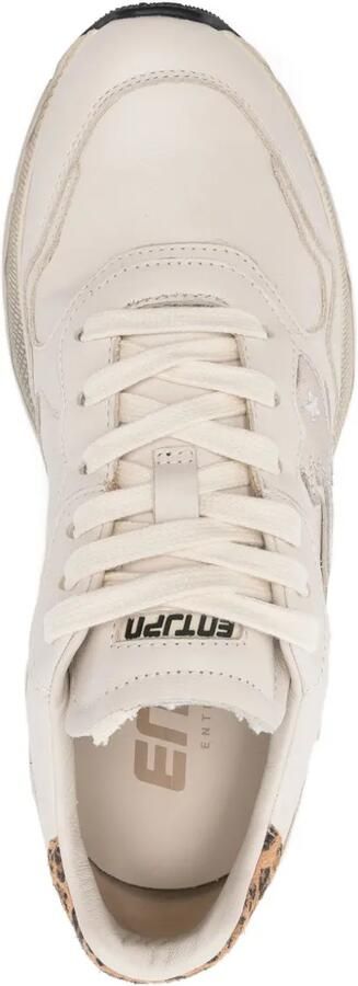 Enterprise Japan Sneakers met luipaard-detail Beige - Foto 4