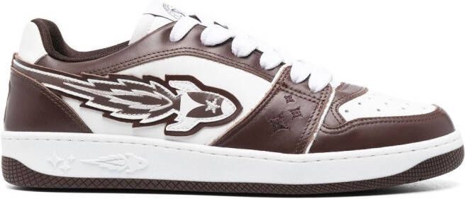 Enterprise Japan Sneakers met vlakken Bruin