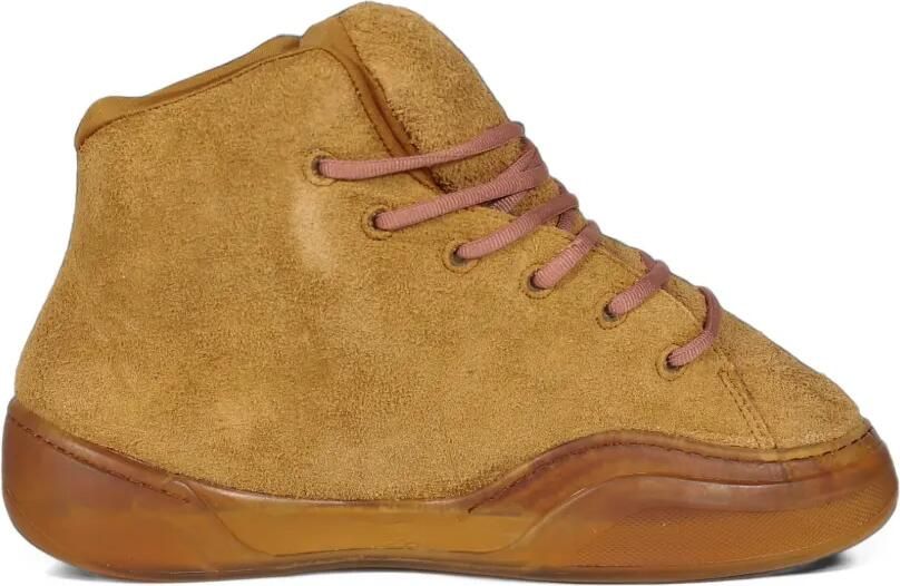 ERL Pirate suede mid-vamp sneakers Bruin