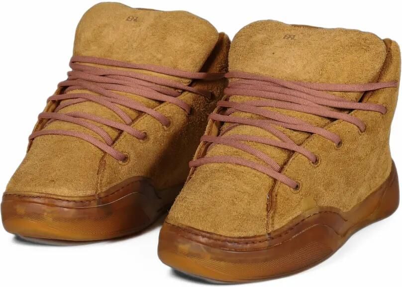 ERL Pirate suede mid-vamp sneakers Bruin - Foto 3