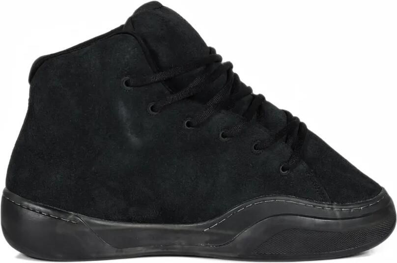 ERL Pirate suede mid-vamp sneakers Zwart