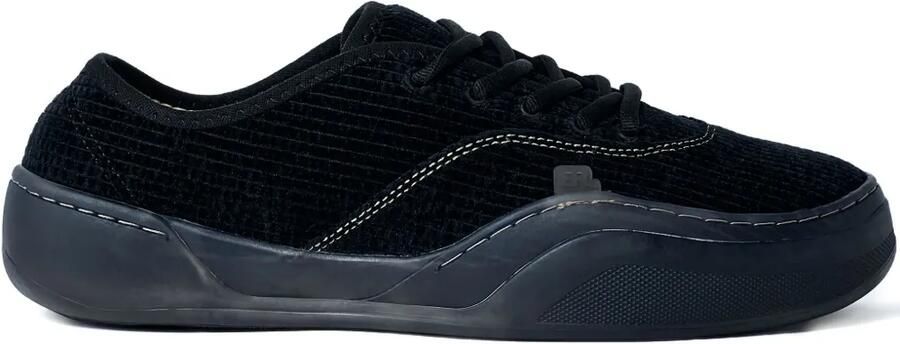 ERL Ribfluwelen Coupe sneakers Zwart