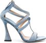 Ermanno Scervino Metallic sandalen Blauw - Thumbnail 1