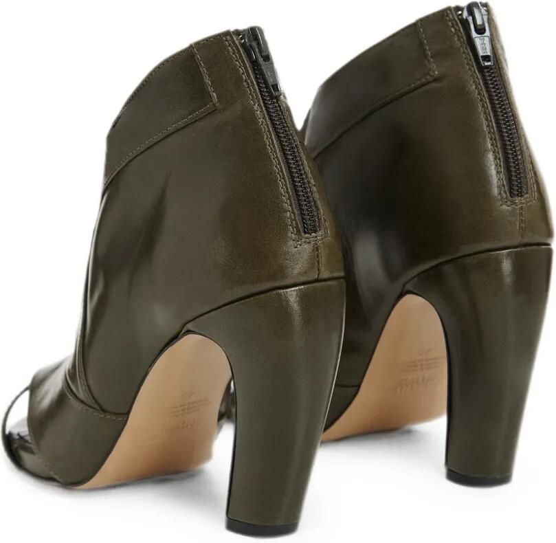 Essentiel Antwerp Sandalen met blokhak en open neus Groen - Foto 3