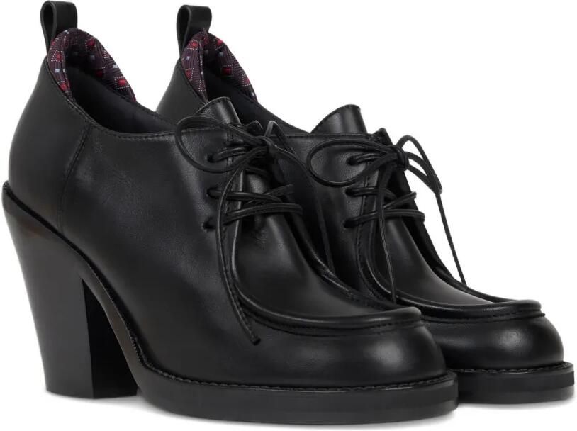 ETRO 75 mm leren derby veterschoenen Zwart - Foto 3