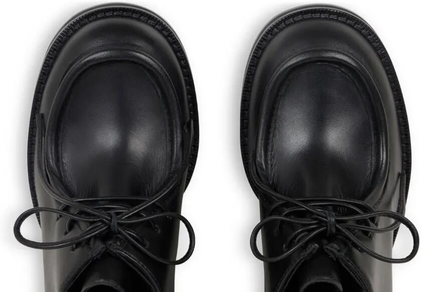 ETRO 75 mm leren derby veterschoenen Zwart - Foto 4