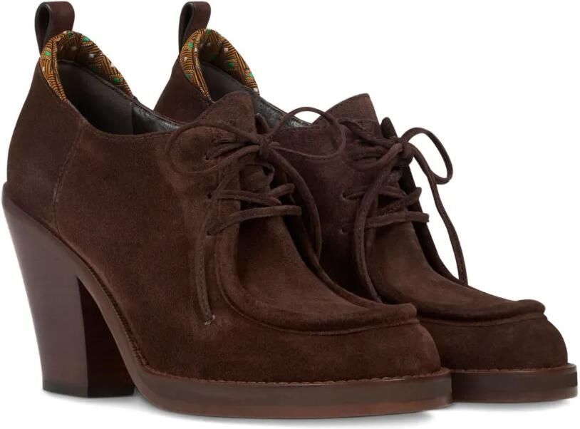 ETRO 75 mm suède pumps Bruin - Foto 4