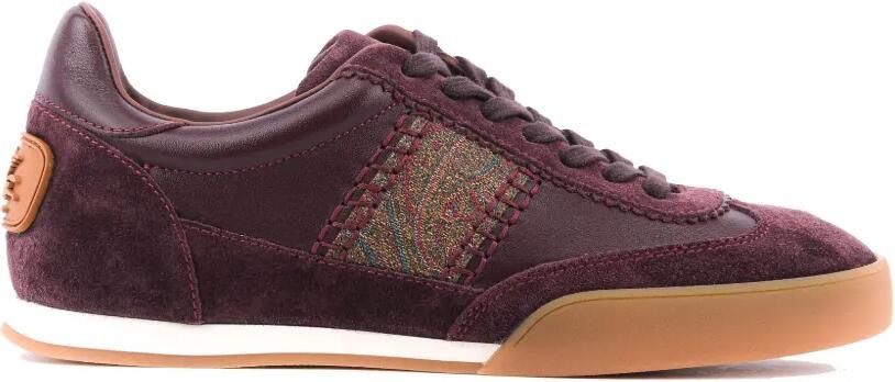 ETRO Arrica sneakers met paisleyvlak Paars