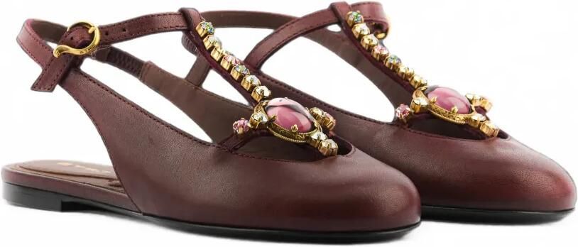 ETRO Verfraaide ballerina's Rood - Foto 5