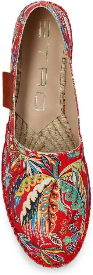 ETRO Espadrilles met borduurwerk Rood - Foto 3