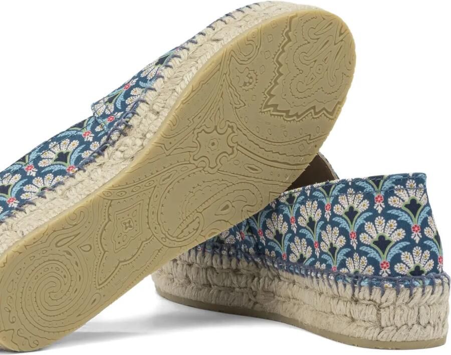 ETRO Espadrilles met plateauzool en bloemenprint Blauw - Foto 2