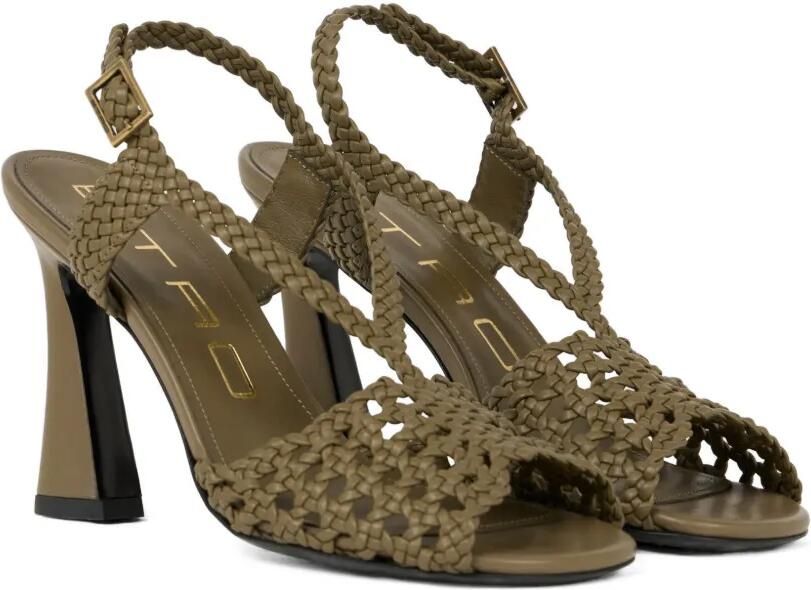 ETRO Geweven sandalen Groen - Foto 4