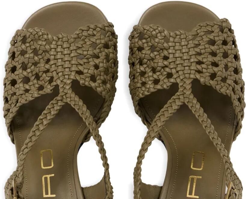 ETRO Geweven sandalen Groen - Foto 3