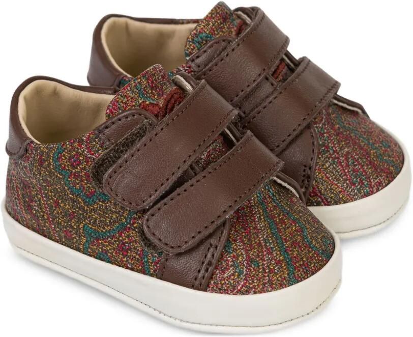 ETRO KIDS Sneakers met paisley jacquard Bruin - Foto 2