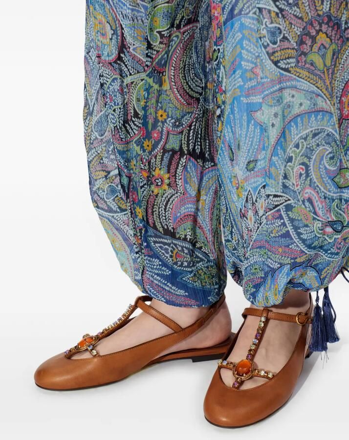 ETRO Leren pumps Bruin - Foto 2