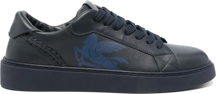 ETRO Leren sneakers Blauw