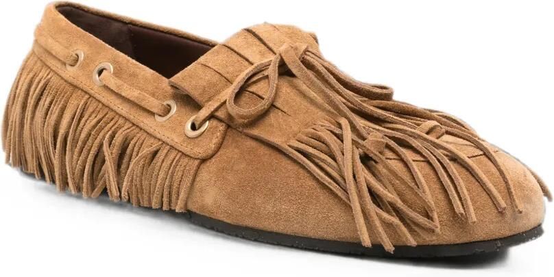 ETRO Loafers met franje en veters Beige - Foto 2