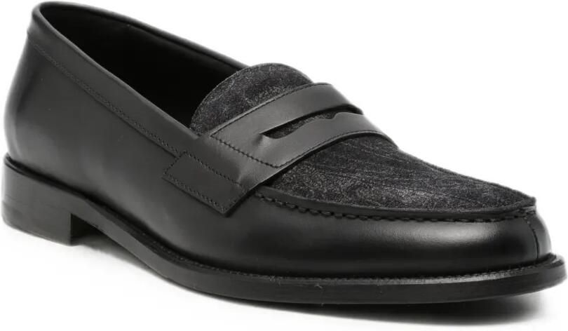 ETRO Loafers met paisley-print Zwart - Foto 2