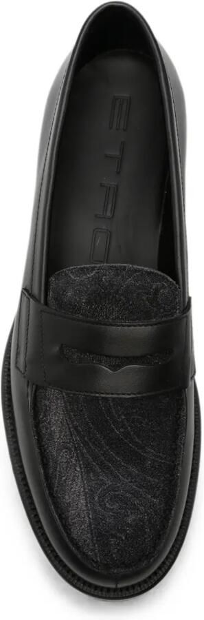 ETRO Loafers met paisley-print Zwart - Foto 4