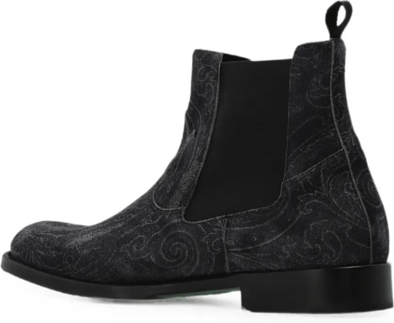 ETRO paisley-print suede Chelsea boots Grijs - Foto 3