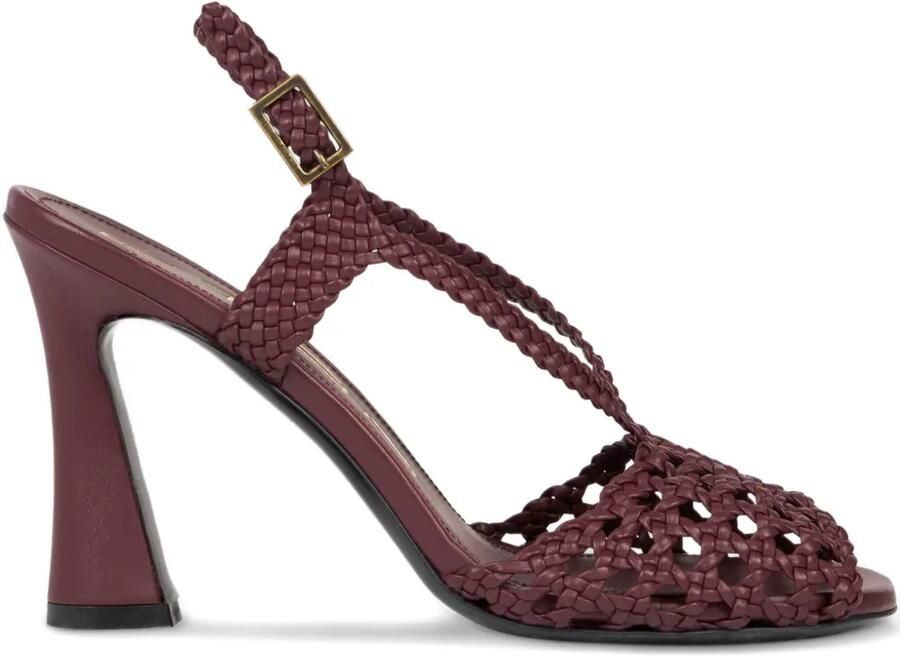 ETRO Sandalen met geweven hak Rood
