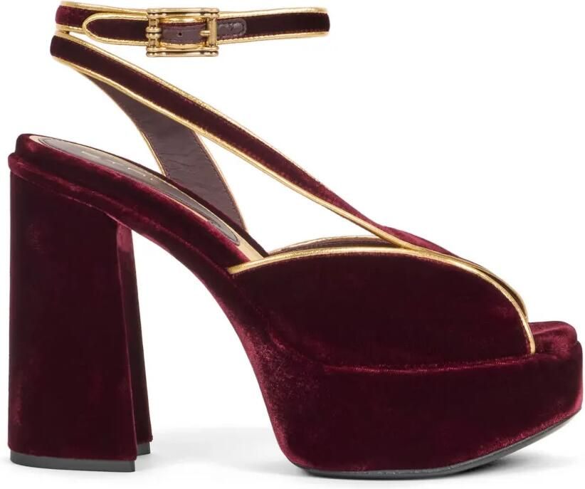 ETRO Sandalen met plateauzool Rood
