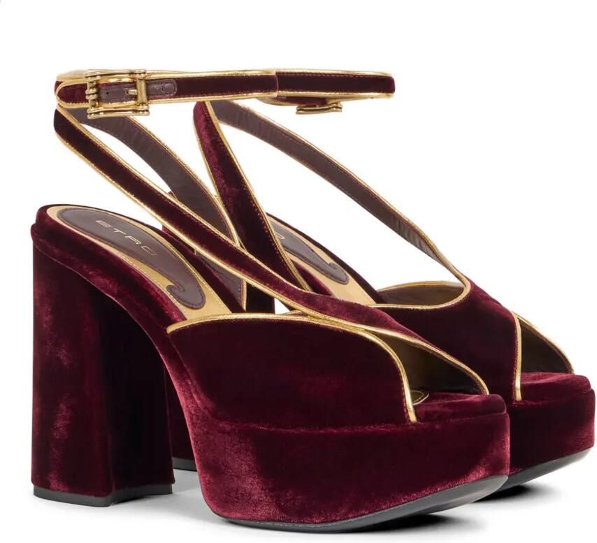 ETRO Sandalen met plateauzool Rood - Foto 2