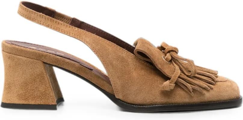 ETRO Slingback pumps met kwastje Bruin