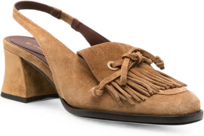 ETRO Slingback pumps met kwastje Bruin - Foto 2
