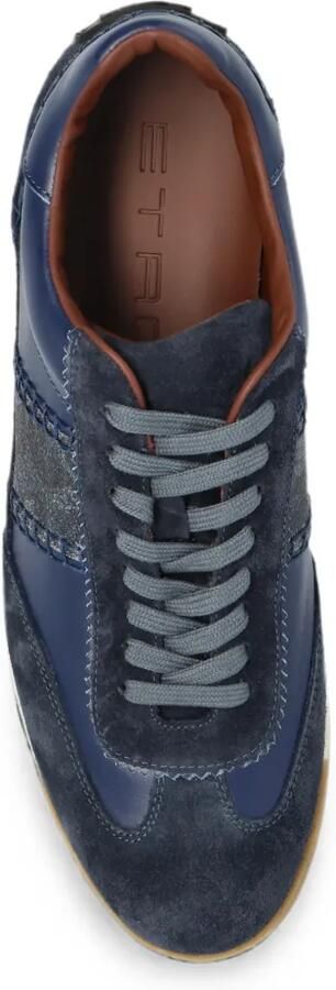 ETRO Sneakers met leren vlakken Blauw - Foto 5