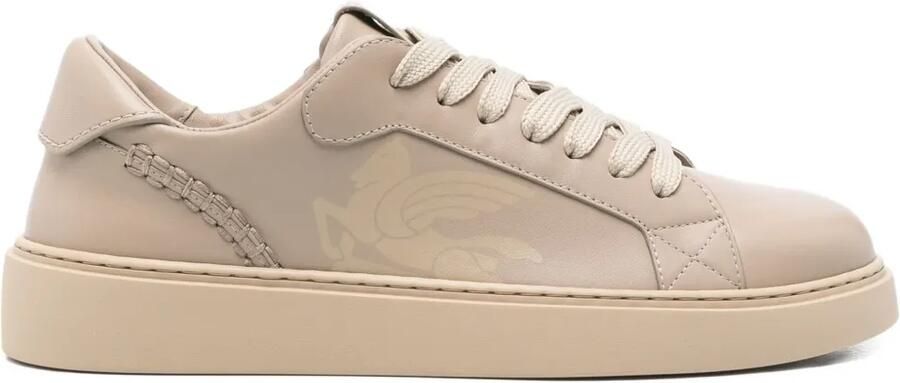 ETRO Sneakers met logoprint Beige