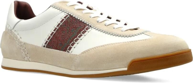 ETRO Sneakers met paisley-streep Beige - Foto 4