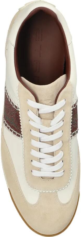 ETRO Sneakers met paisley-streep Beige - Foto 5