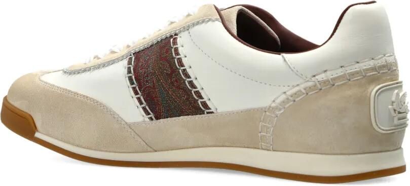 ETRO Sneakers met paisley-streep Beige - Foto 3