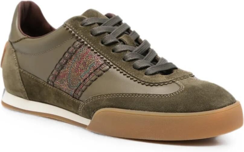 ETRO Sneakers met vlakken en paisley-details Groen - Foto 2