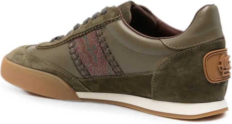 ETRO Sneakers met vlakken en paisley-details Groen - Foto 3