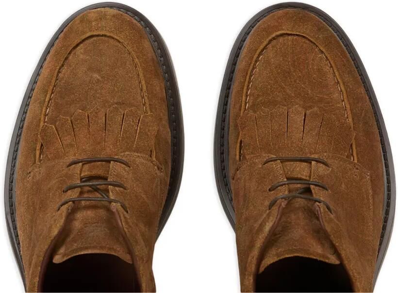 ETRO Suède loafers met Arnica-motief Bruin - Foto 3