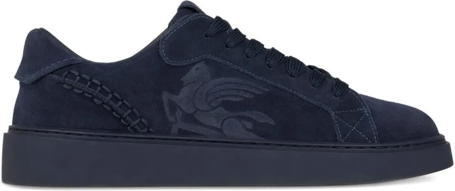 ETRO Suède sneakers Blauw