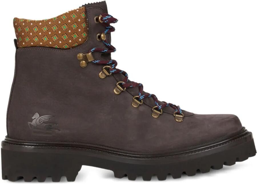 ETRO Trekking enkellaarzen Bruin