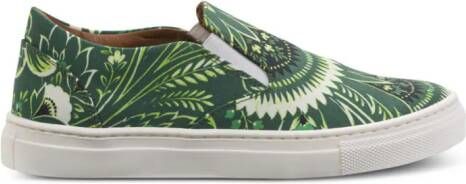 ETRO KIDS Sneakers met paisley-print Groen