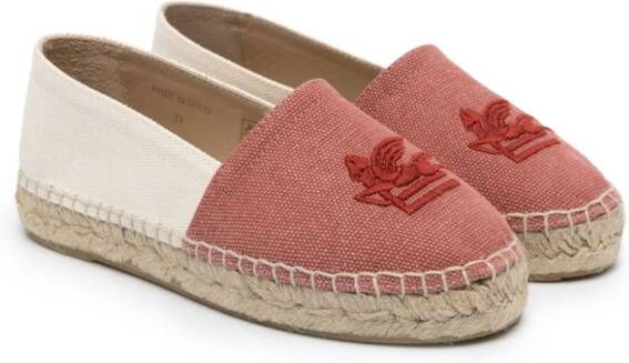 ETRO KIDS Pegaso slip-on espadrilles Beige